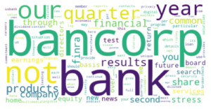 Read more about the article WordCloud Demo – U.S. Bank Results