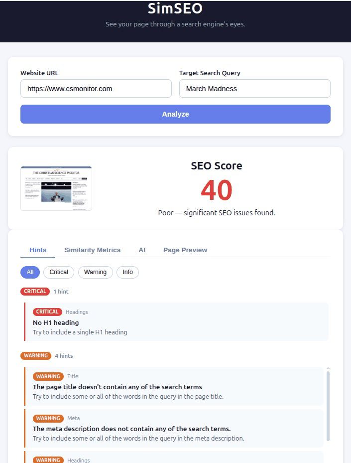 Read more about the article SimSEO